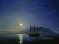 月明かりの夜にクリミア沖を航行するイワン・アイヴァゾフスキー